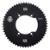 Coroa Ictus Indexada 52T Bcd 110 Dura Ace 9000 Assimetrica - Preto