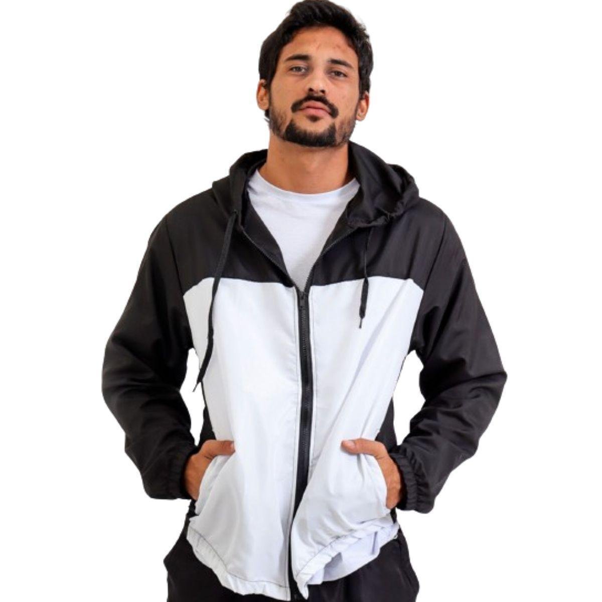 Corta Vento Lisa Jaqueta Masculina Para Motoqueiro Basica