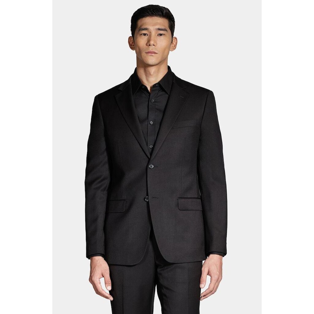Costume Poliviscose Slim Preto