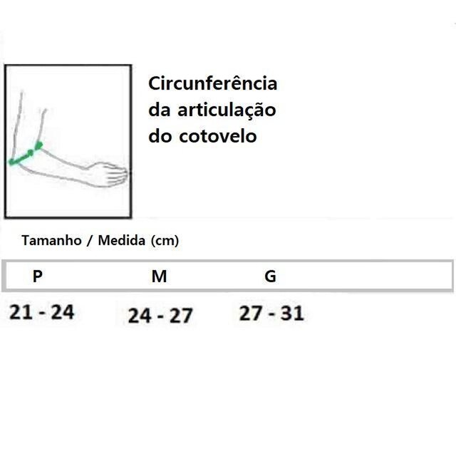 Cotoveleira Elastica c/ Feltro para Dança, academia, volei
