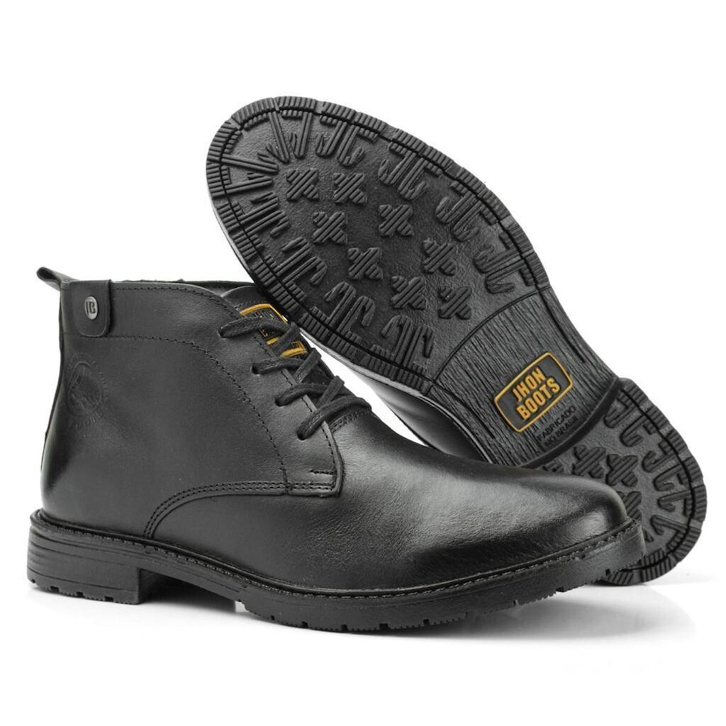 Coturno Adventure Bota Casual em Couro Legítimo