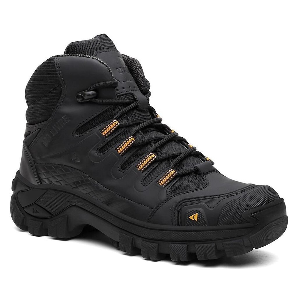 Coturno Adventure Cano Médio Couro legítimo Masculino