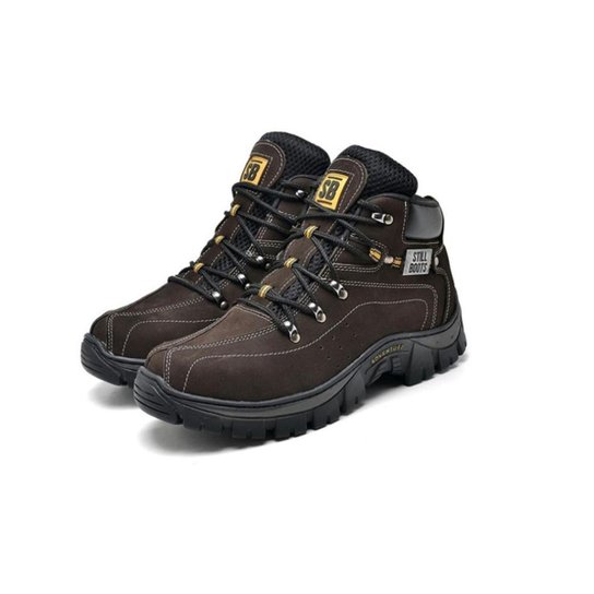 Coturno Adventure Masculino Couro Aventura Trilha Conforto - Café é ruim? Coturno Adventure Masculino Couro Aventura Trilha Conforto - Café é boa?
