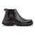 Coturno Cano Alto Masculino Bota Adventure Solado Tratorado Trilha - Preto