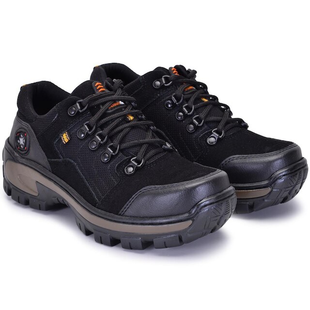 Coturno Cano Baixo De Couro Reforçado Adventure Trilha Trabalho