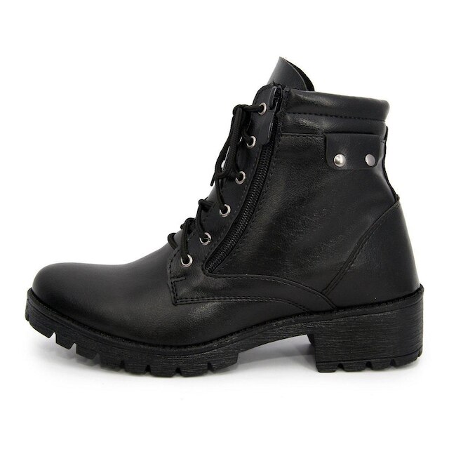 Coturno Feminino Conforto Flex Couro Macio