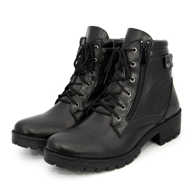 Coturno Feminino Conforto Flex Couro Macio