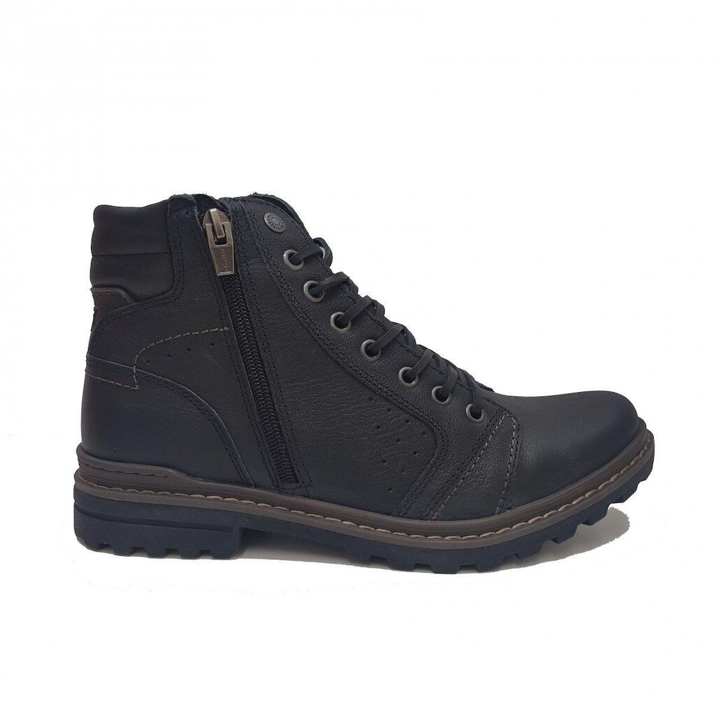 Coturno Freeway Em Couro Masculino Wrangle2-3708