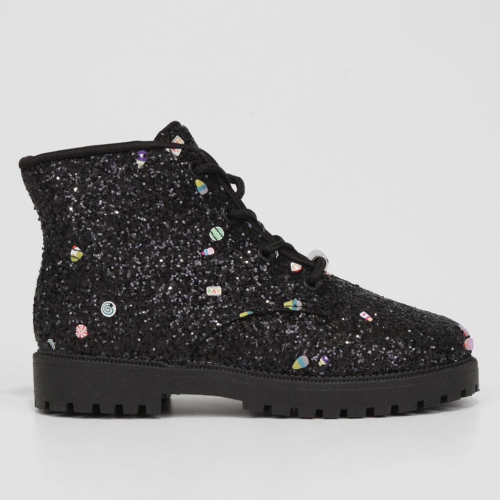 Coturno Infantil Molekinha Tratorada Glitter Menina