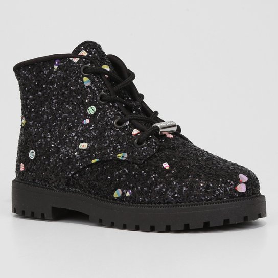 Coturno Infantil Molekinha Tratorada Glitter Menina
