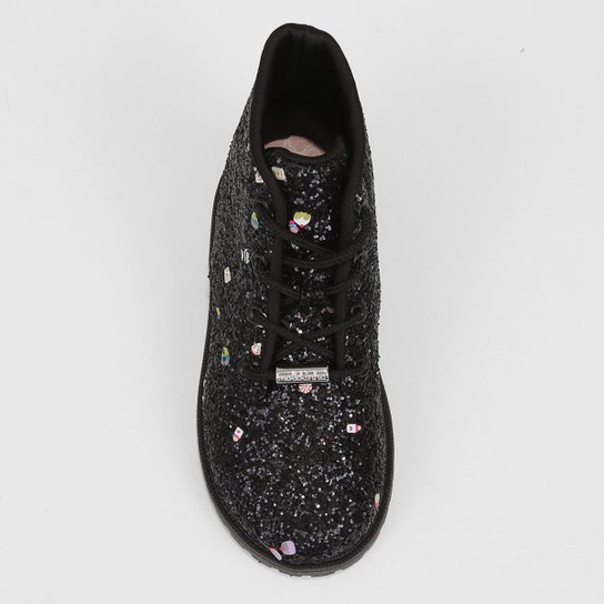 Coturno Infantil Molekinha Tratorada Glitter Menina