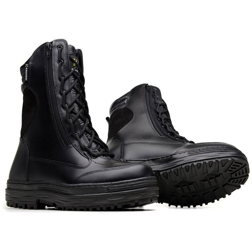 Coturno Kallucci STI com Zíper Preto