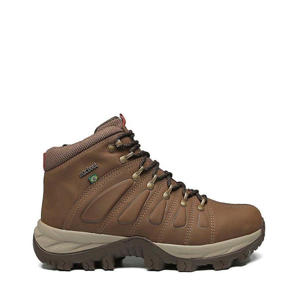 Coturno Macboot Adventure Cano Alto Marrom