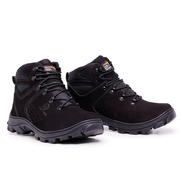 Coturno Masculino Adventure Trilha Trabalho Couro Legitimo