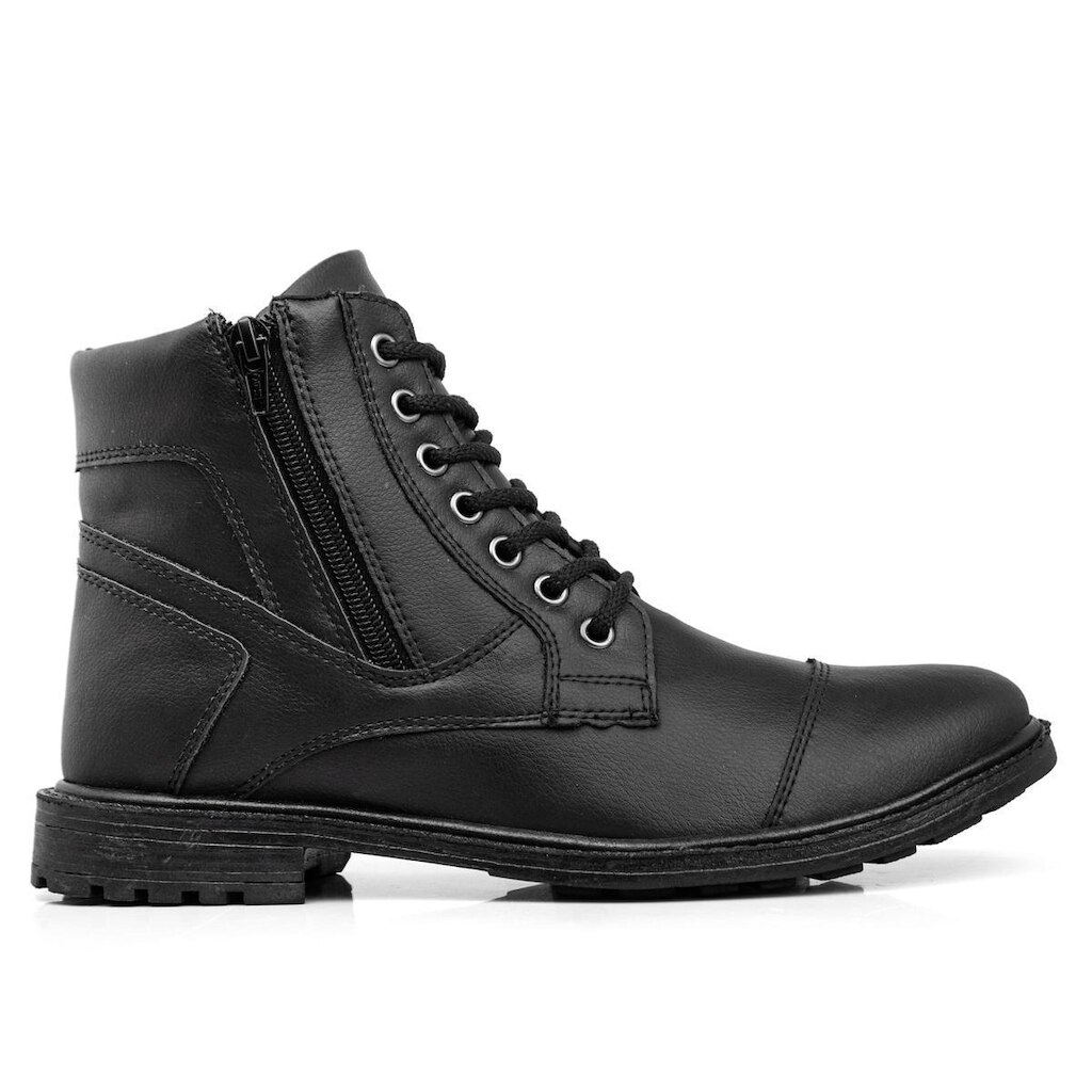 Coturno Masculino Bota Casual Conforto Leve