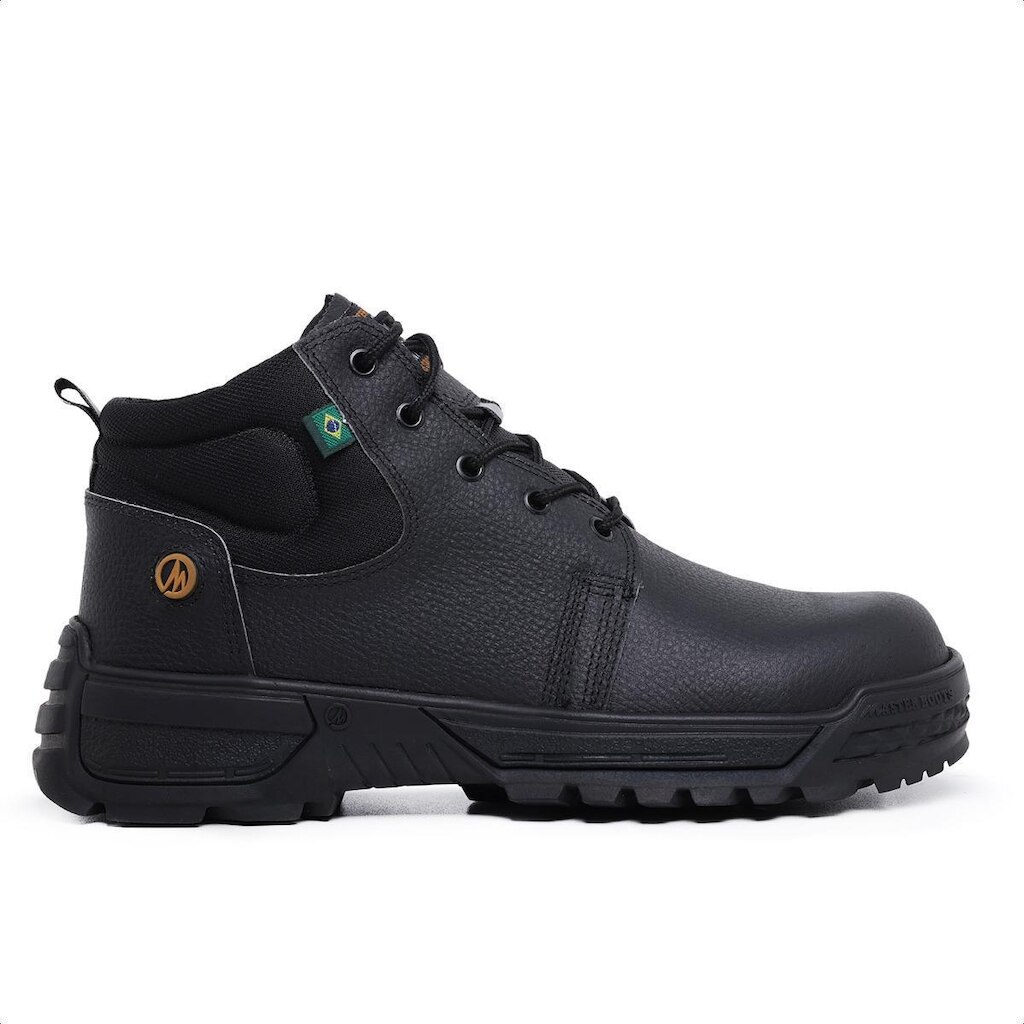 Coturno Masculino Bota Para Trabalho Epi Com C.a Bico Composite