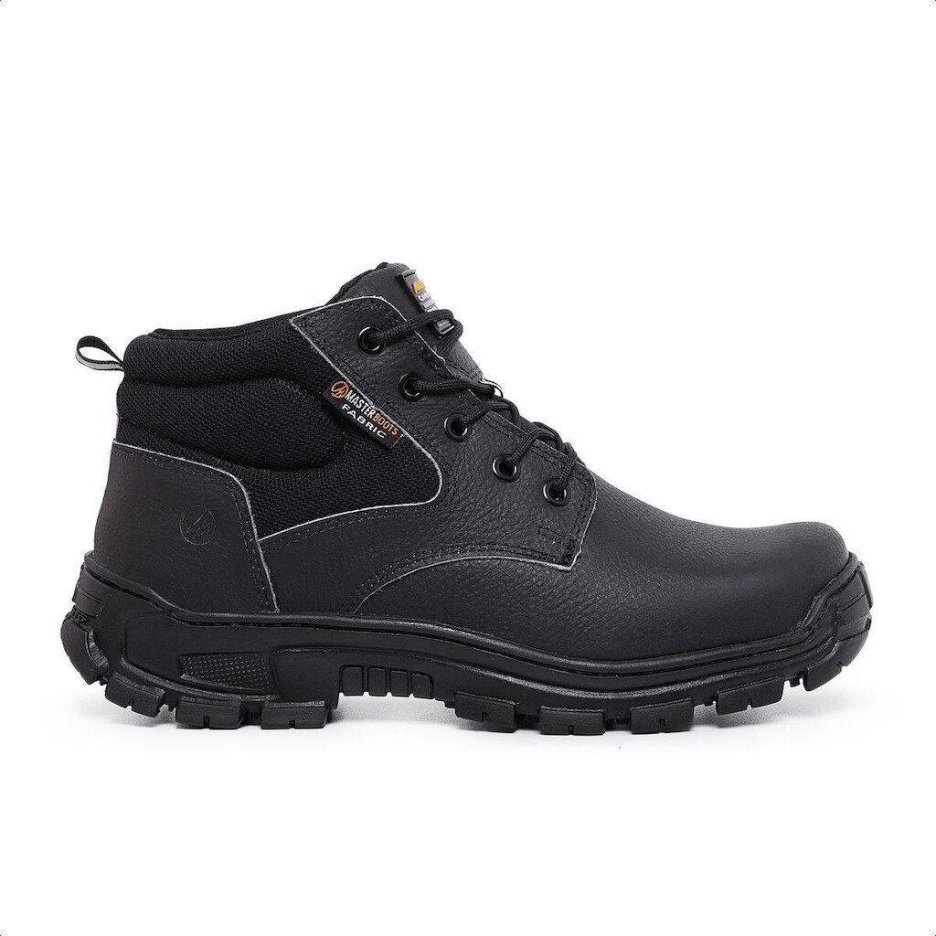 Coturno Masculino Bota Para Trabalho Epi Com C.a Couro Legitimo