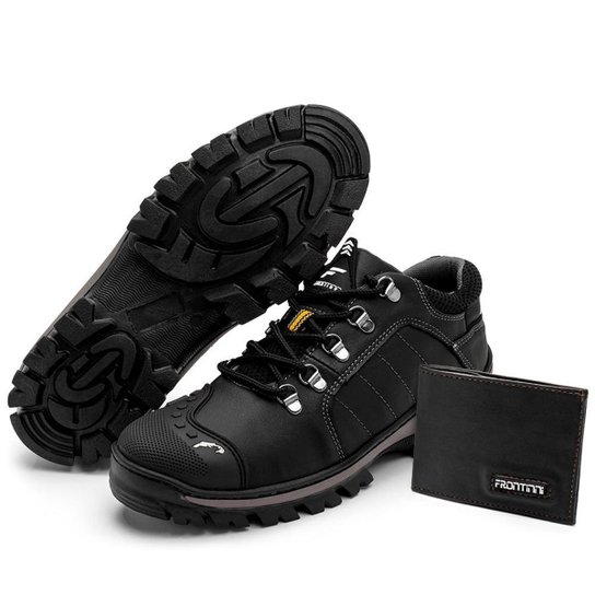 Coturno Masculino Tênis Bico Emborrachado Segurança - Preto é ruim? Coturno Masculino Tênis Bico Emborrachado Segurança - Preto é boa?