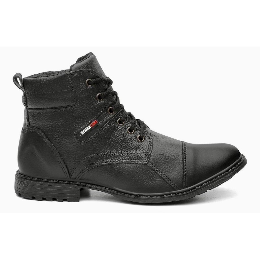 Coturno Masculino Urbano em Couro