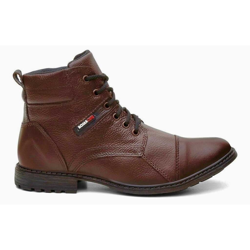 Coturno Masculino Urbano em Couro