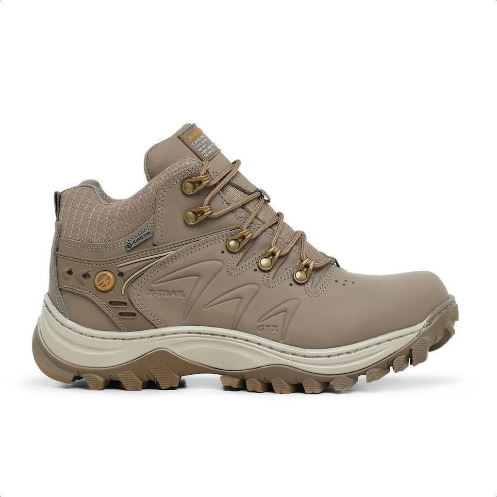 Coturno Masculino X-Trail em Couro