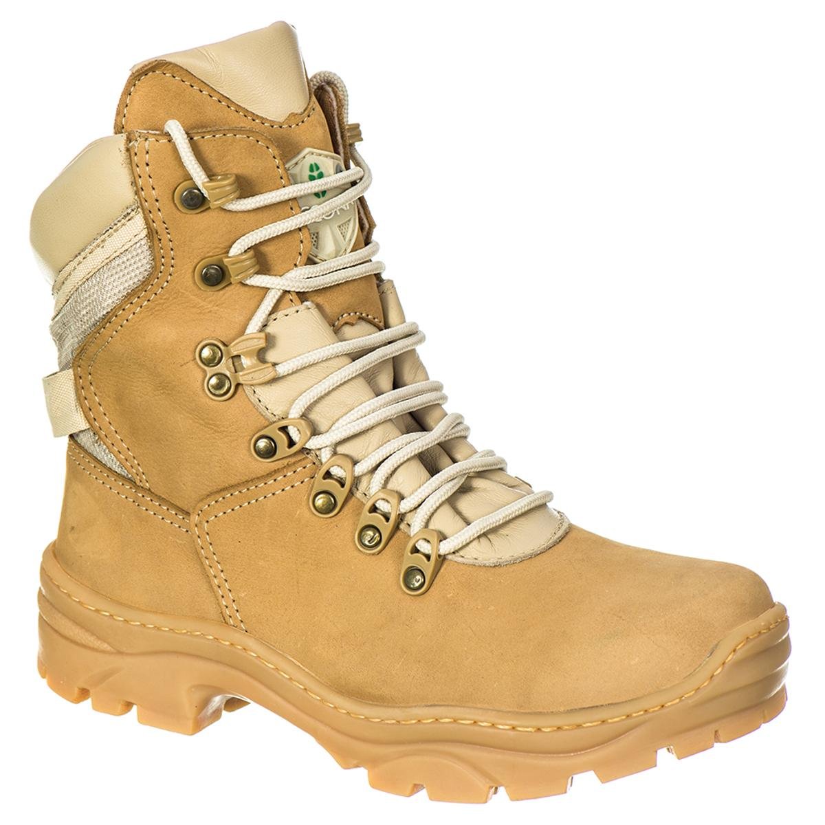 coturno bege masculino