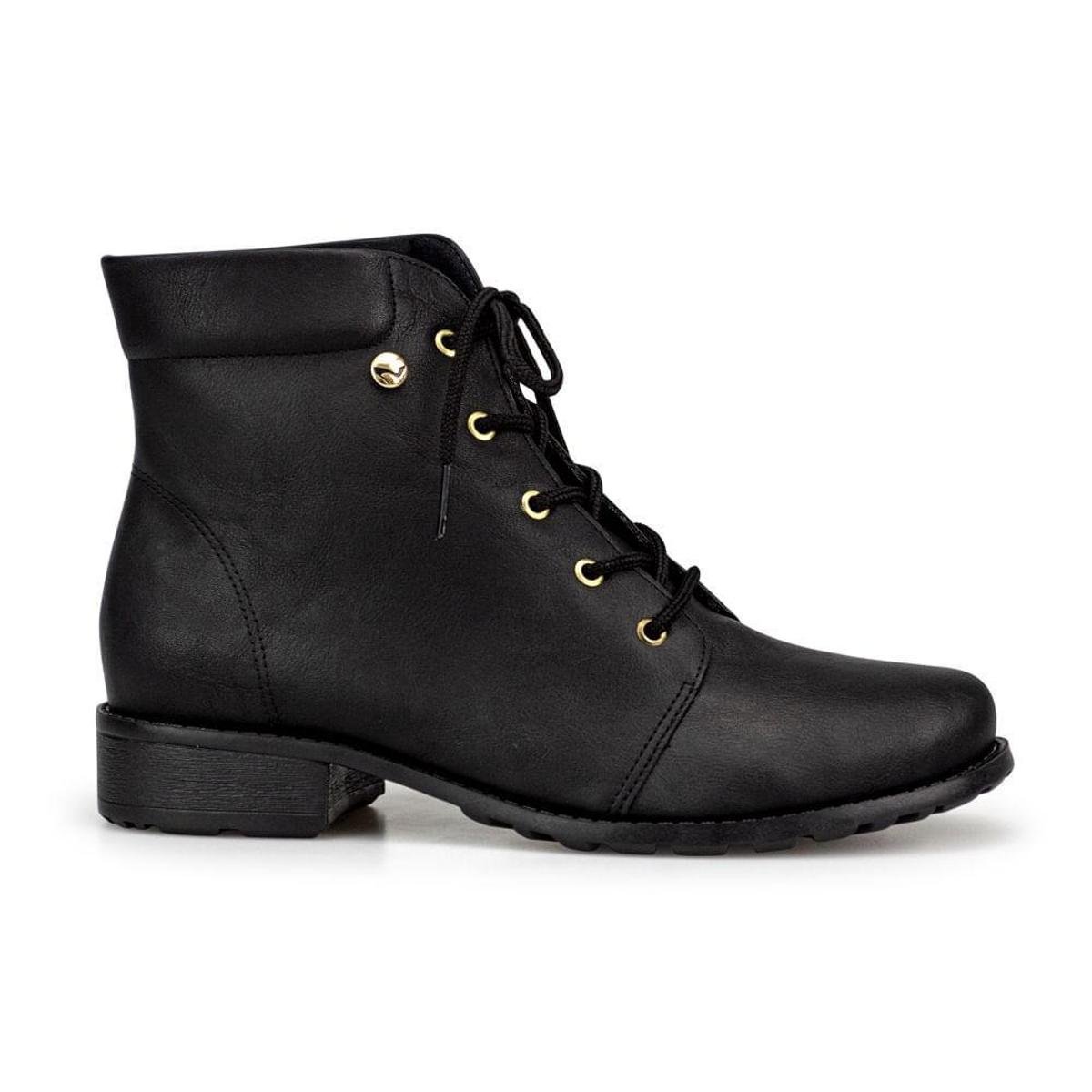 Coturno New Valais Siena SAPATINHO DE LUXO - Preto | Netshoes