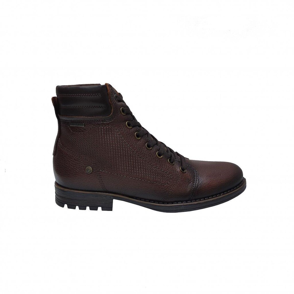 Coturno Pegada Em Couro Masculino 180748