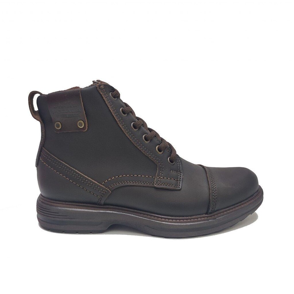Coturno Pegada Em Couro Masculino 181801