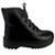 Coturno Preto  Clean Com Sola Tratorada - ULLY - Preto