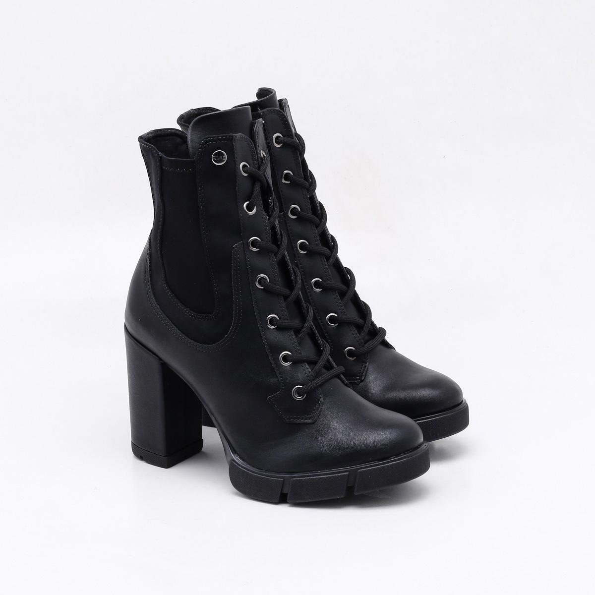 coturno feminino quiz preto