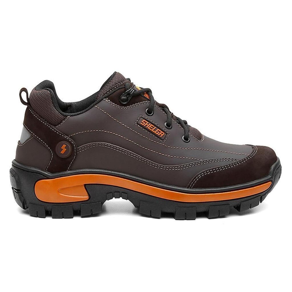 Coturno Shelga em Couro Masculino