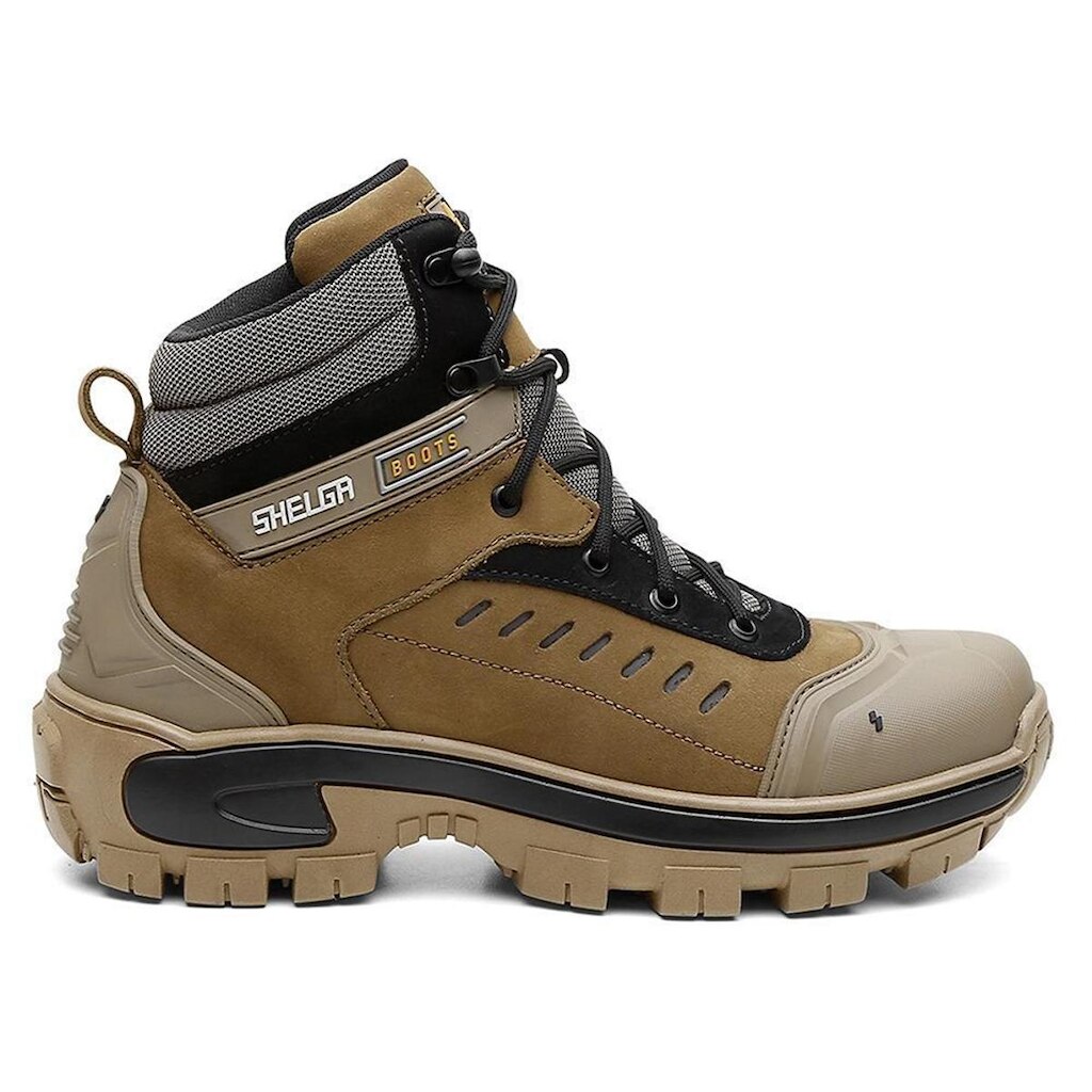 Coturno Shelga em Couro Masculino