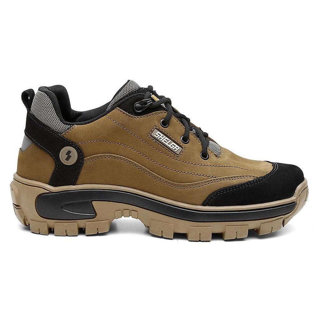 Coturno Shelga em Couro Masculino