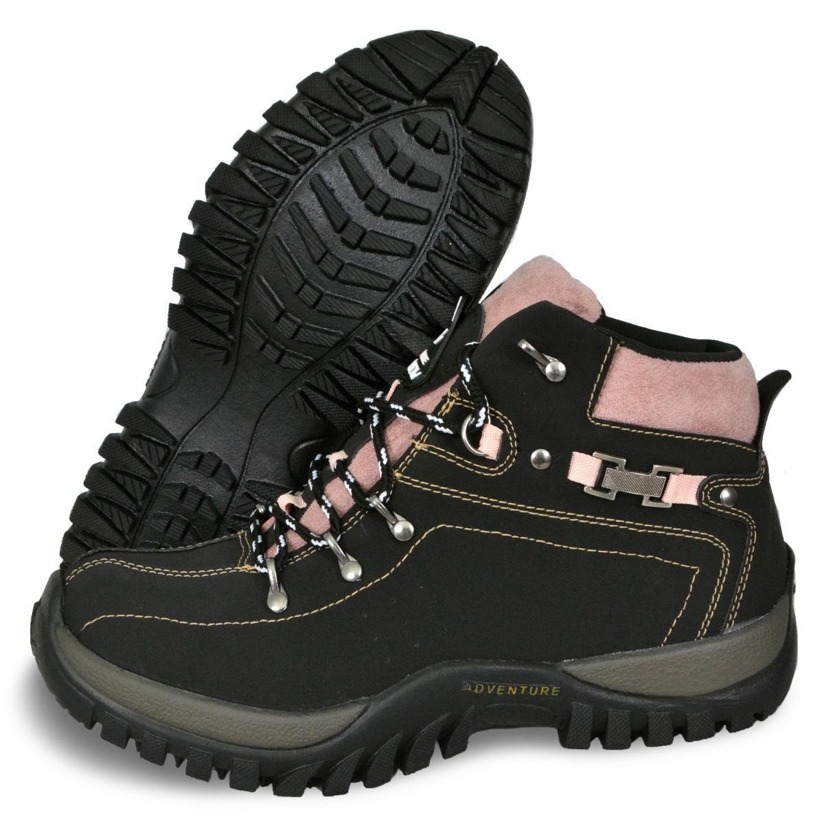 Tênis Bota Adventure Feminina Coturno Para Trilha Bota Impermeável