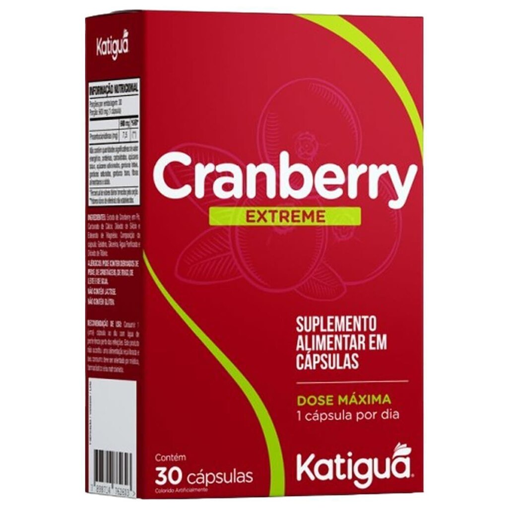 Cranberry Extreme - 30 Cápsulas - Katiguá