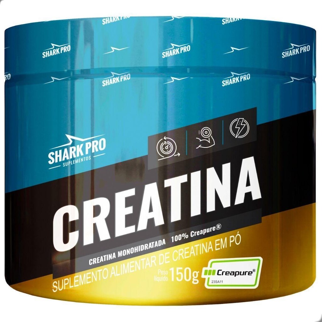 Creatina 100% Creapure Powder German 150g Shark Pro