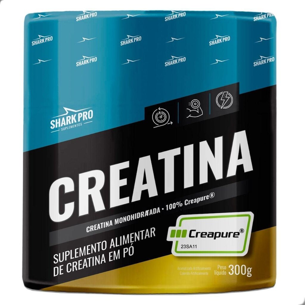 Creatina 100% Creapure Powder German 300g Shark Pro