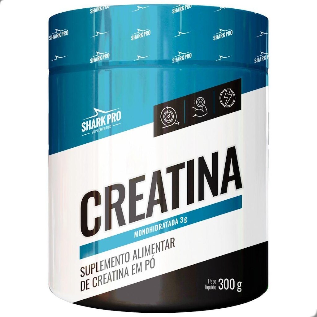 Creatina 100% Creavitalis Monohidratada 300g Shark Pro