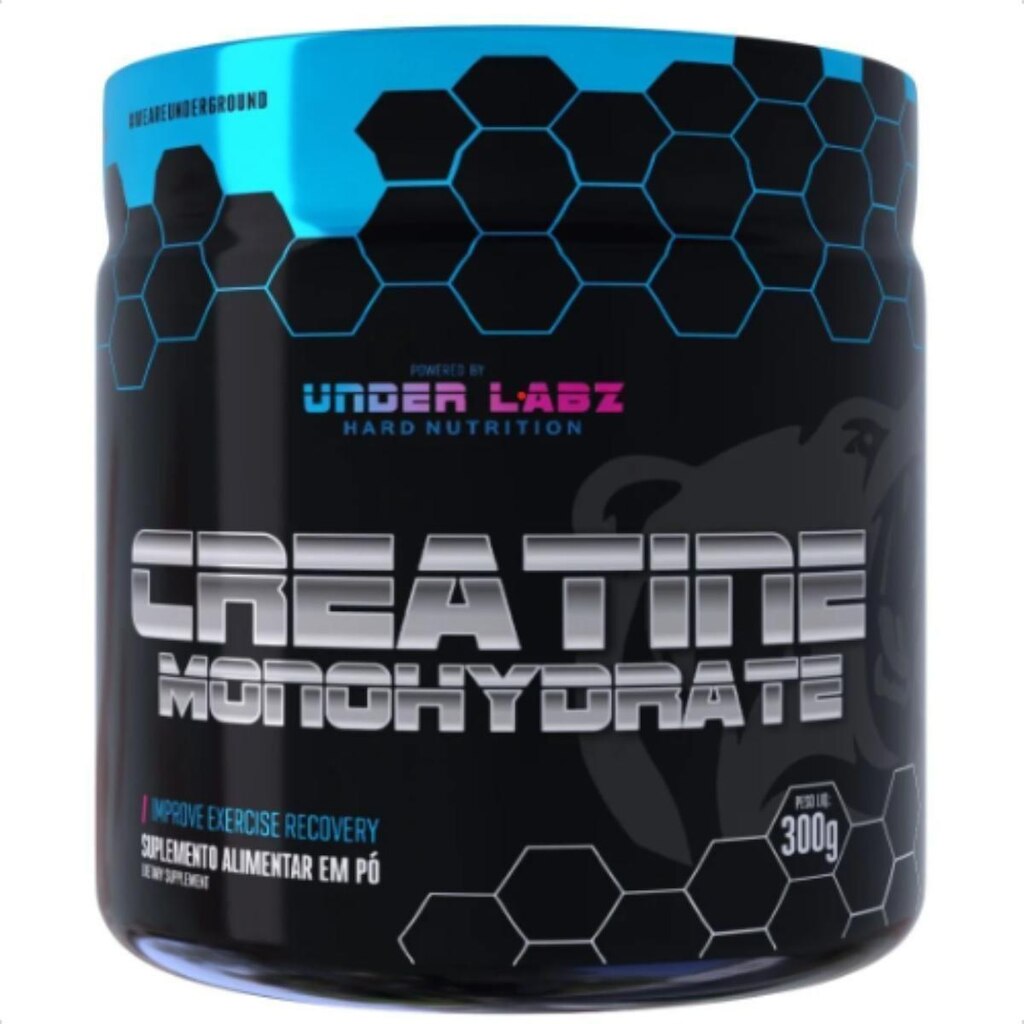 Creatina 100% Monohidratada 300g Under Labz