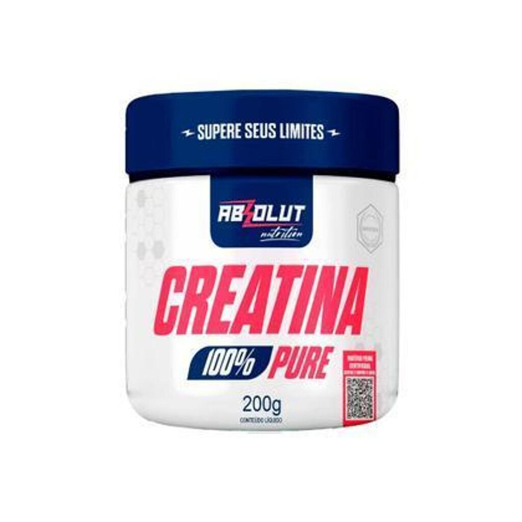Creatina 100% Pura 200g - Absolut