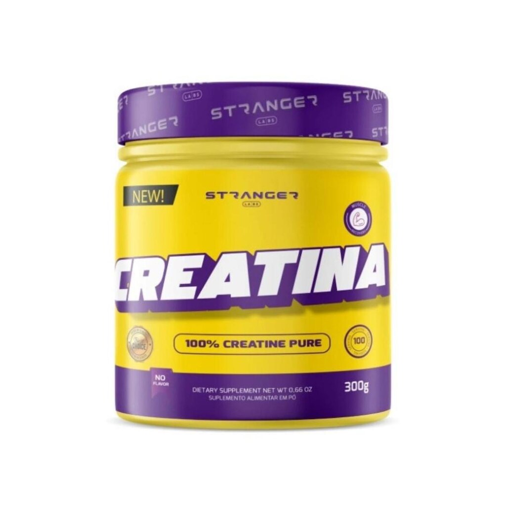 Creatina 100% Pura - 300g - Stranger Labs - Sem sabor