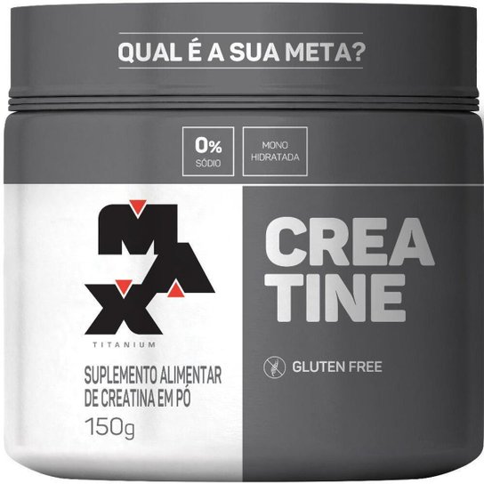 Creatina 150g Monohidratada 100% Pura Max Titanium Menor preço em Creatina 150g Monohidratada 100% Pura Max Titanium