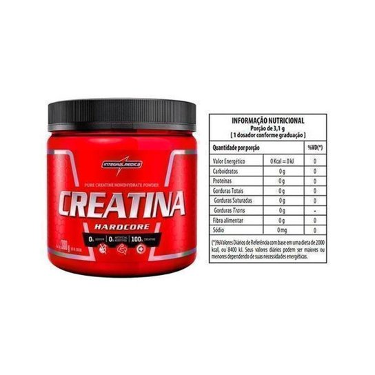 Creatina 150g Monohidratada Hardcore Pura -