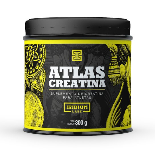 Creatina Atlas Iridium 300g Menor preço em Creatina Atlas Iridium 300g