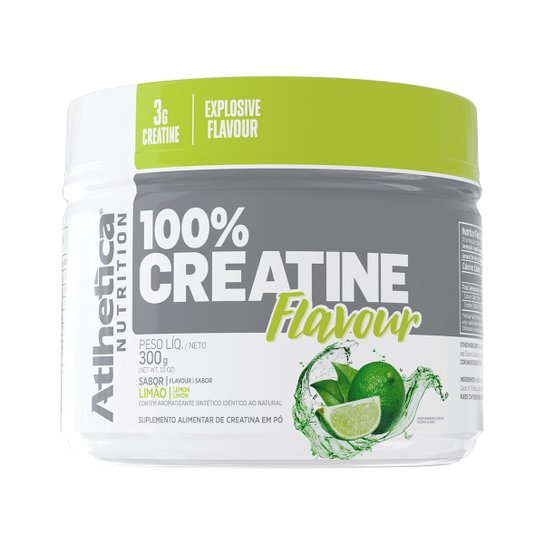 Creatina Atlhetica Nutrition 100% Creatine Flavour 300g Menor preço em Creatina Atlhetica Nutrition 100% Creatine Flavour 300g