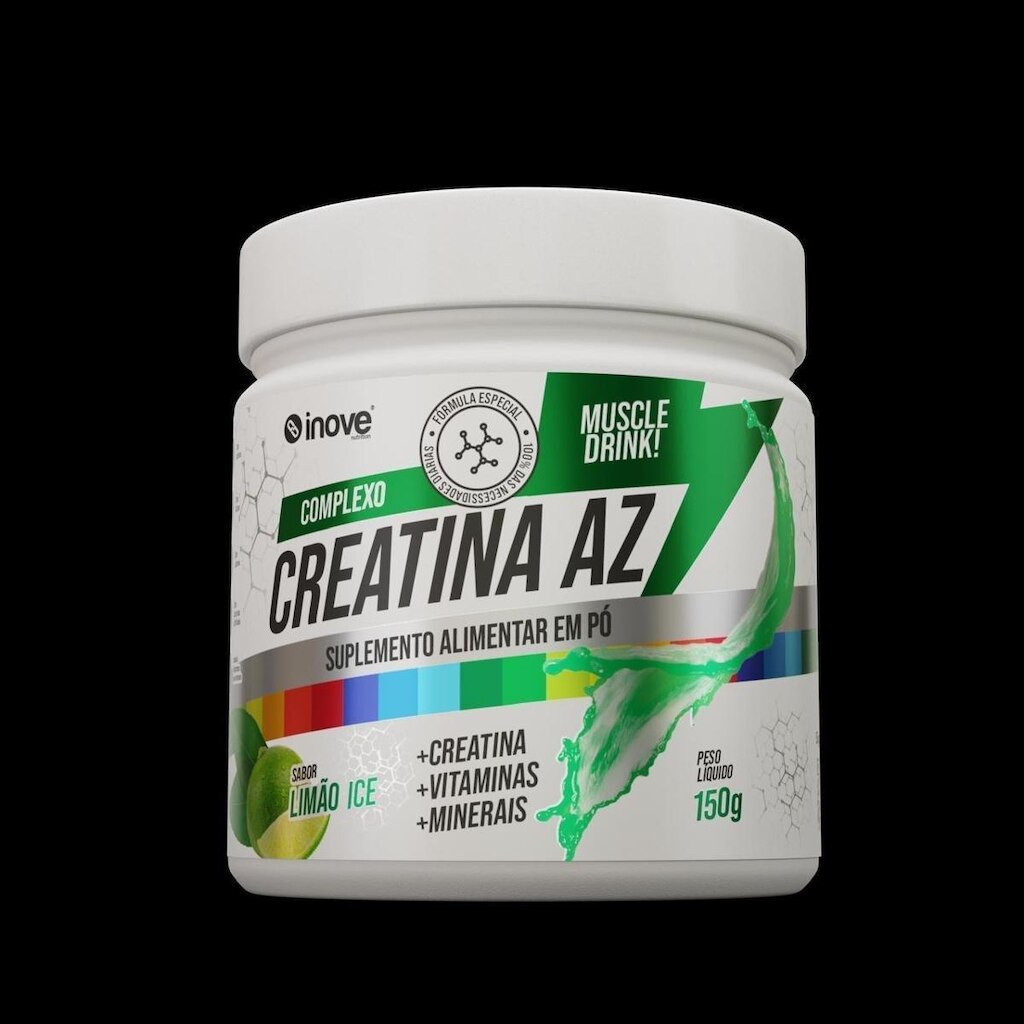 CREATINA AZ EM PÓ - SABOR LIMÃO - 150G