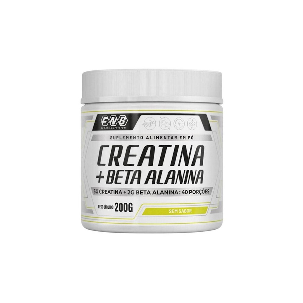 Creatina + Beta Alanina Sem Sabor 200g FNB Sports Nutrition