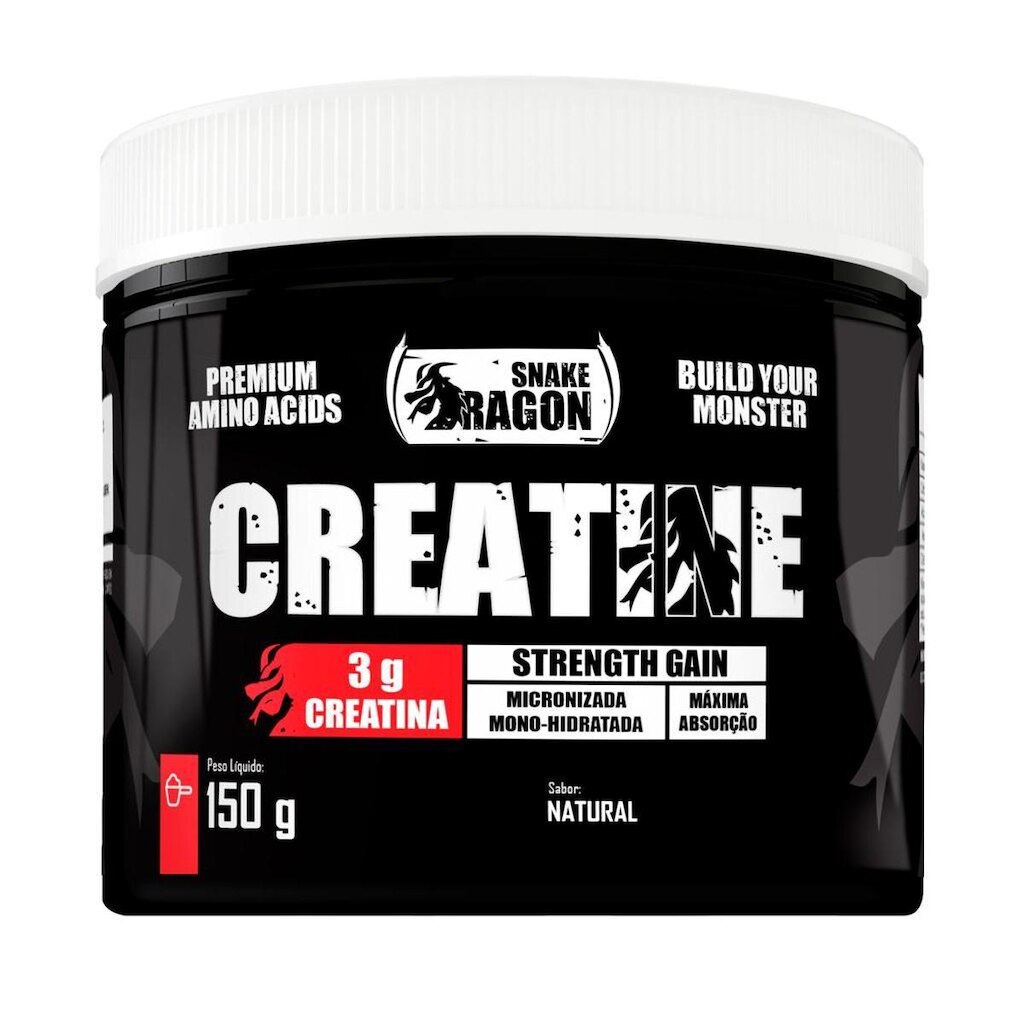 Creatina Carboidratos 150g Snake Dragon – Energia e Performance
