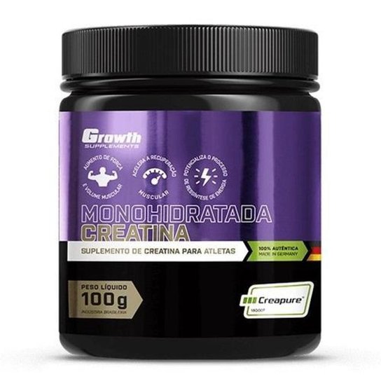 Creatina CREAPURE Growth Supplements - 100g Menor preço em Creatina CREAPURE Growth Supplements - 100g